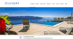 Desktop Screenshot of leisure-group.eu