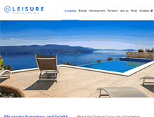 Tablet Screenshot of leisure-group.eu